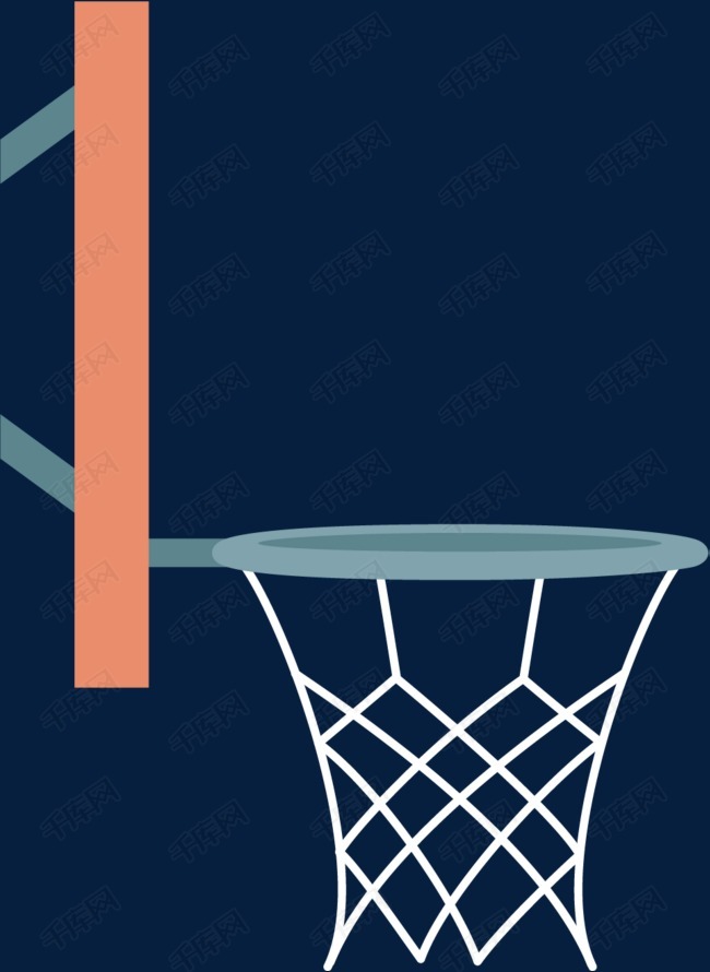 卡通手绘篮球框的素材免抠篮球框篮板运动出汗图标icon球类运动