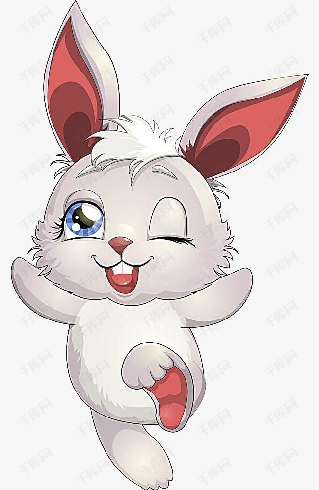 可爱卡通兔子
