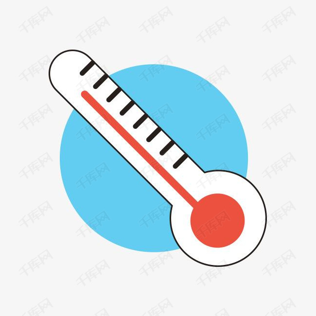 卡通温度计的素材免抠温度计卡通温度表手绘