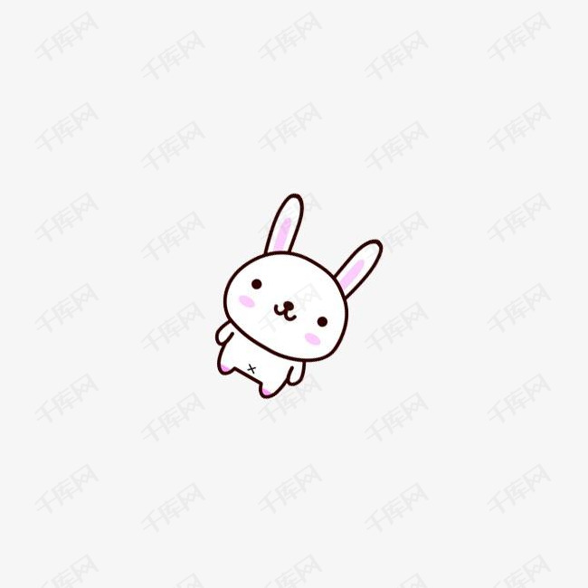 卡通小兔子的素材免抠小兔子卡通兔子小白兔