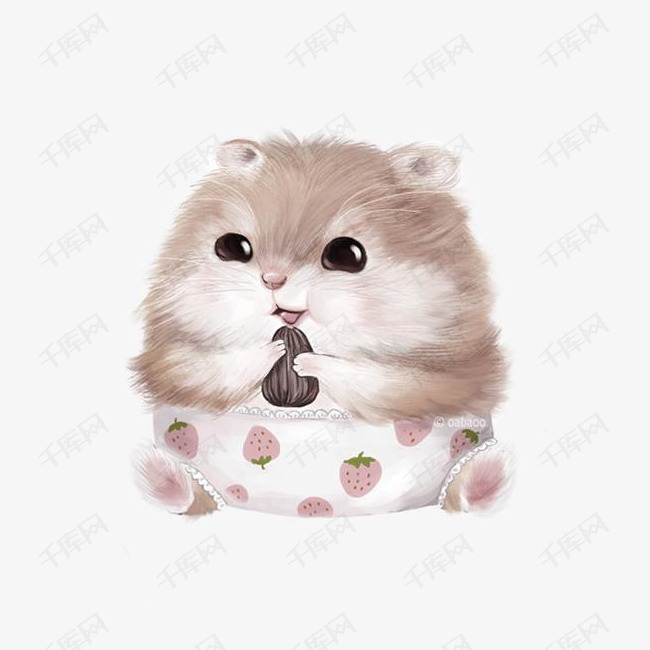 棕色卡通荷兰鼠装饰图案素材图片免费下载_高清装饰图案png