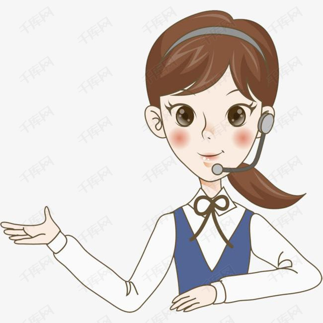 职业女性的素材免抠职业女性卡通手绘装饰图案水彩画人物画肖像画