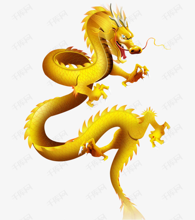 卡通版的黄色神龙