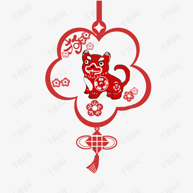 春节金狗迎新贴纸
