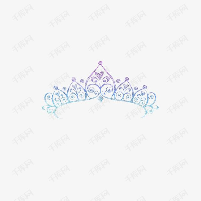 女王皇冠的素材免抠紫色绿色花纹一个女王皇冠卡通