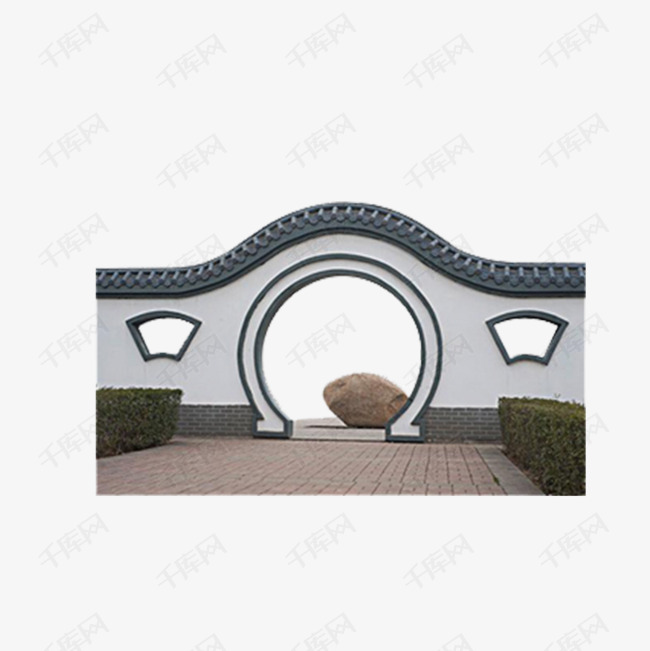 灰色圆形拱门建筑