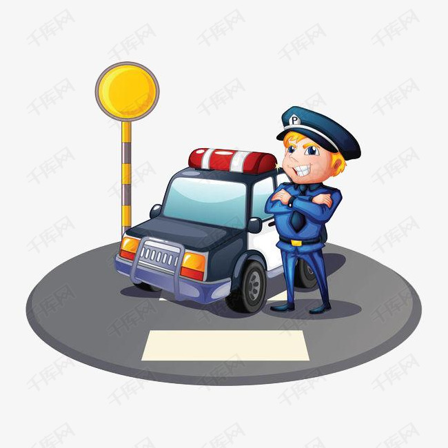 警车巡逻