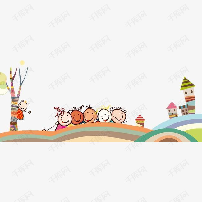 城市的童趣素材图片免费下载_高清卡通手绘png_千库网