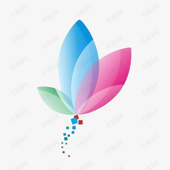 彩色花瓣