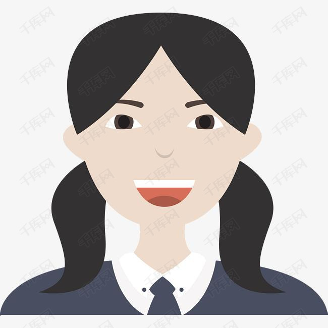 学生人物矢量图