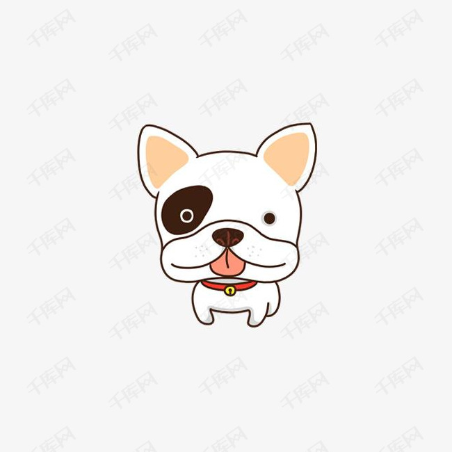 手绘小狗素材图片免费下载_高清png_千库网(图片编号