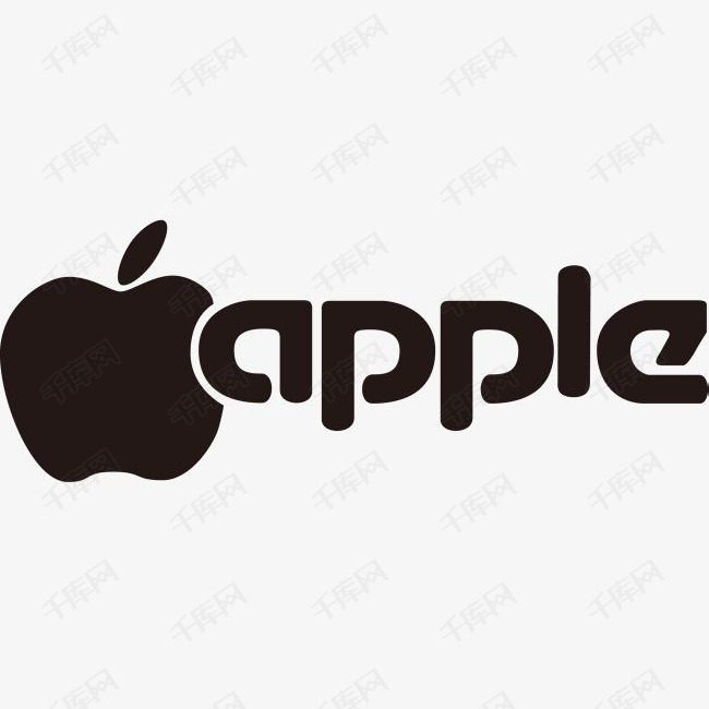 苹果logo图标的素材免抠苹果    图标标志商标apple
