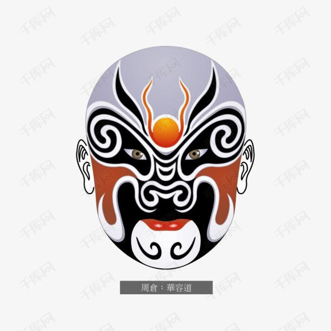 中国风脸谱的素材免抠脸谱戏剧中国风矢量图装饰png装饰