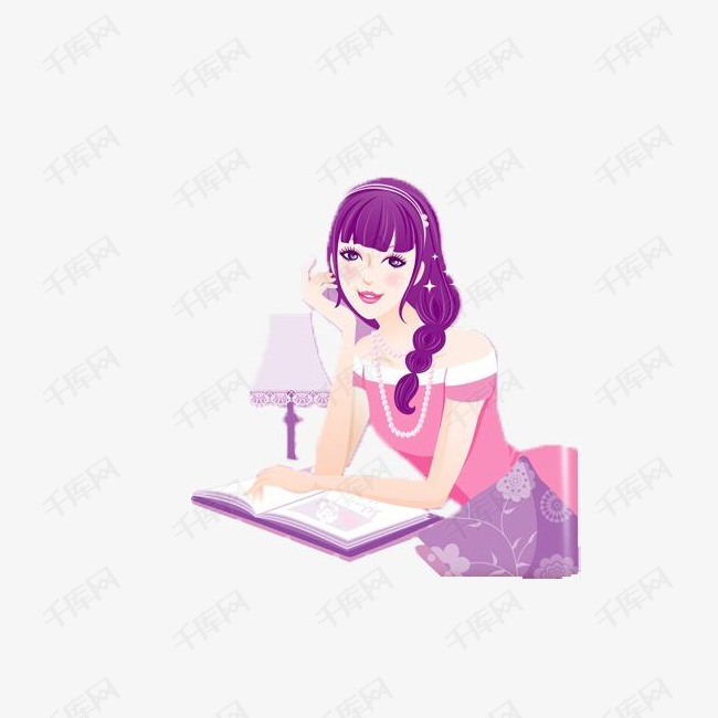 卡通女生素材图片免费下载_高清png_千库网(图片编号