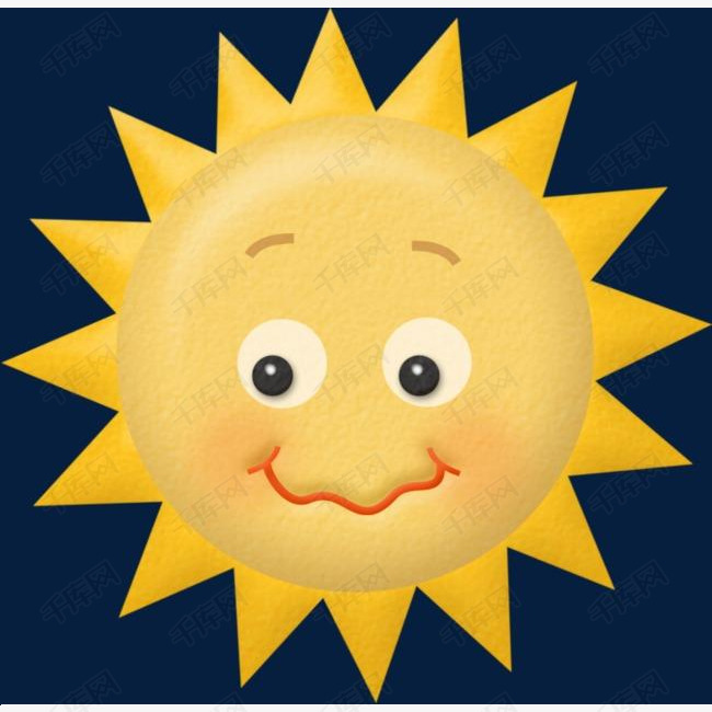 卡通太阳
