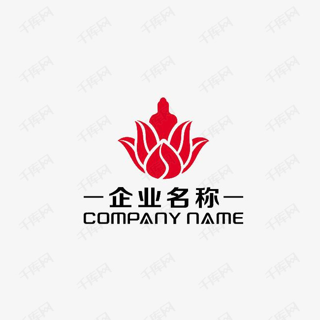 佛教logo企业logo的素材免抠佛教标志设计图标图案平面