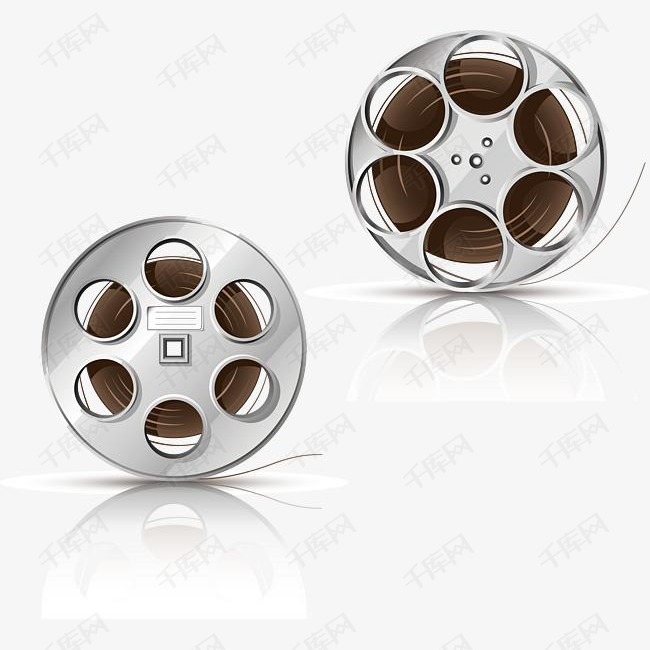 放映机电影胶卷矢量素材