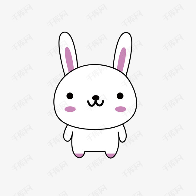 免抠素材的素材免抠兔子小兔子可爱兔子可爱的兔子卡通兔子卡通的兔子