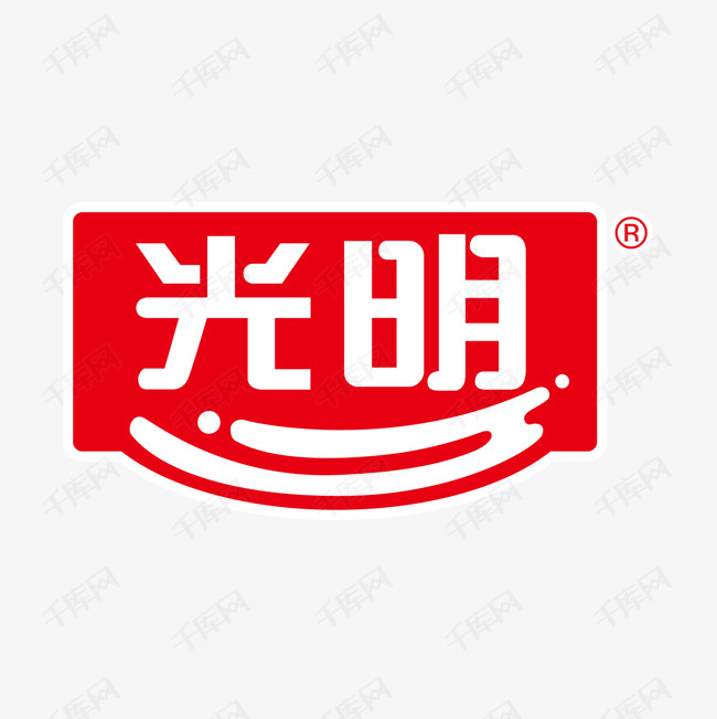 红色光明logo标识