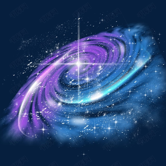 炫彩星空星云素材