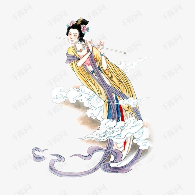 嫦娥的素材免抠中秋节嫦娥仙女