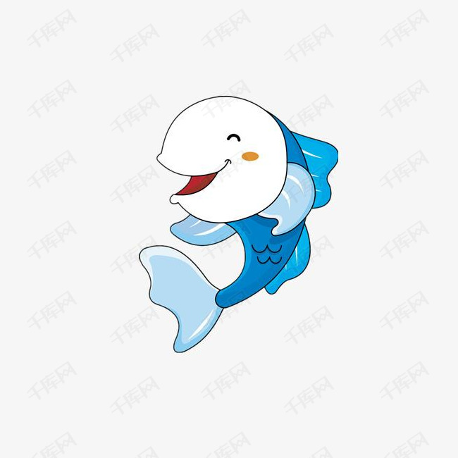 可爱的海豚