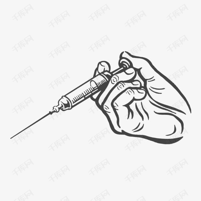 手绘扎针
