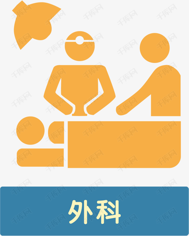 外科卡通医院小图标