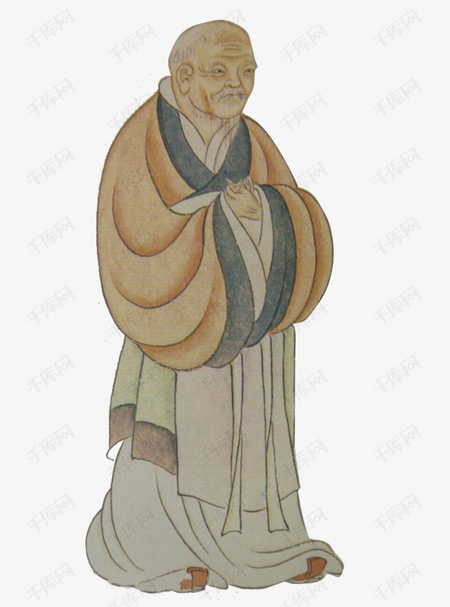 历史人物老子画像