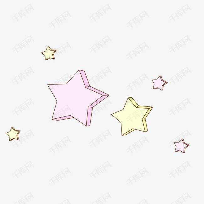 卡通星星的素材免抠