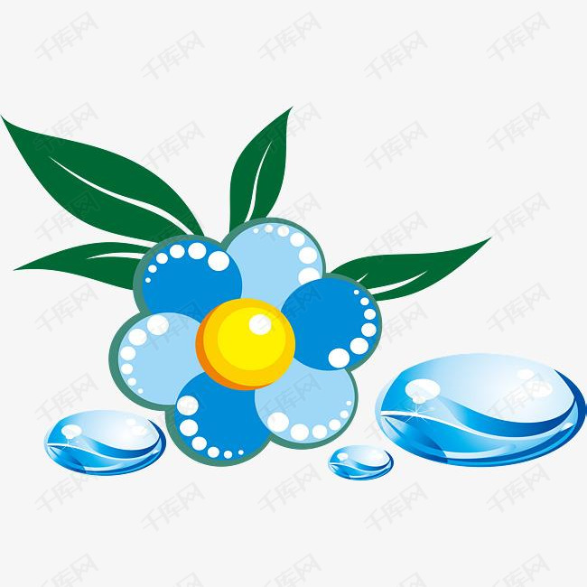 花型标识矢量元素图