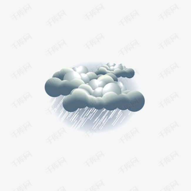 阴天下雨天气素材图片免费下载_高清卡通手绘png_千库