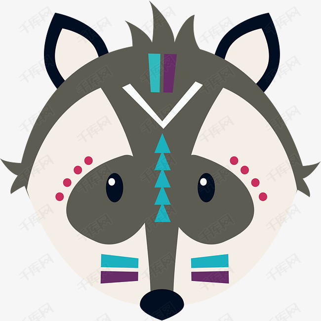 卡通森林动物头像素材图片免费下载_高清psd_千库网