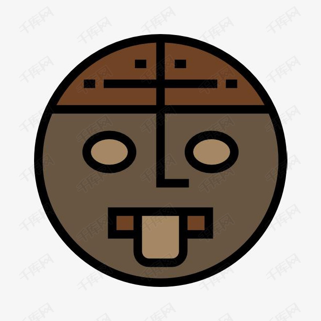 一个鬼脸面具