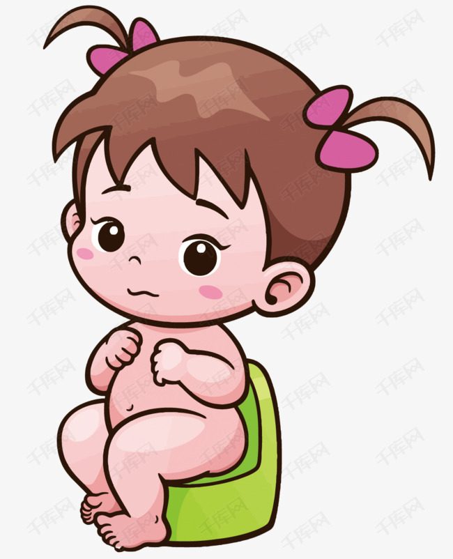 矢量儿童简笔画女宝宝的素材免抠女孩宝宝婴儿矢量卡通手绘宝宝免扣