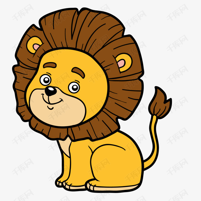 卡通狮子png下载的素材免抠卡通狮子动物卡通动物小动物可爱动物