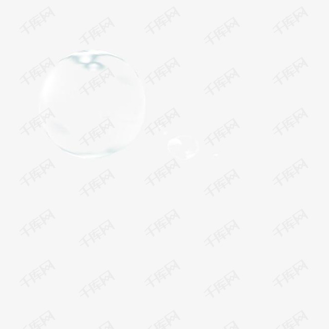 透明圆形的素材免抠透明圆空气