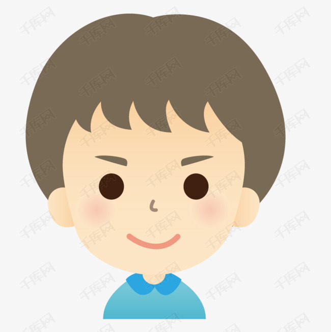 漂亮的短发小女生的素材免抠漂亮的大眼睛短发女生人物卡通手绘图