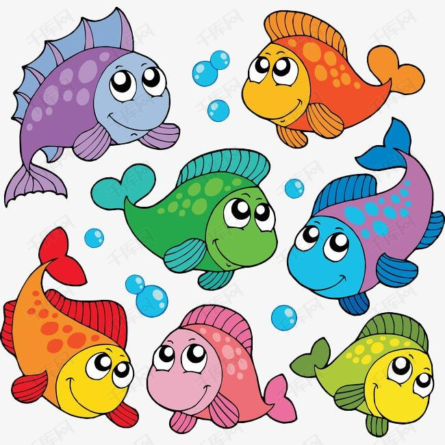 鱼 水生物 水族 动物 卡通