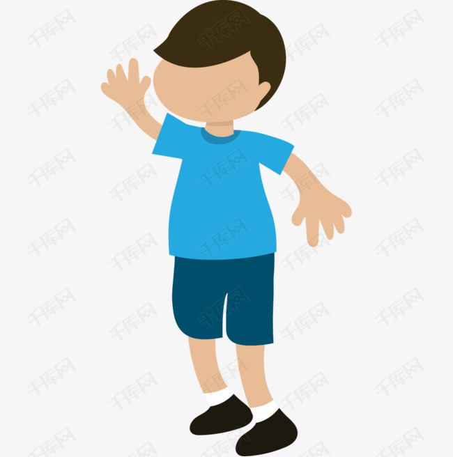 卡通无脸小男孩素材图片免费下载_高清png