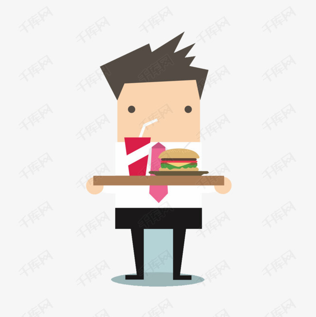 卡通食堂免抠素材