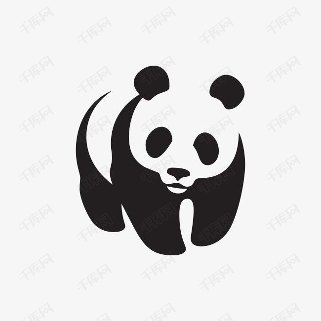 卡通熊猫的素材免抠熊猫卡通手绘可爱动物