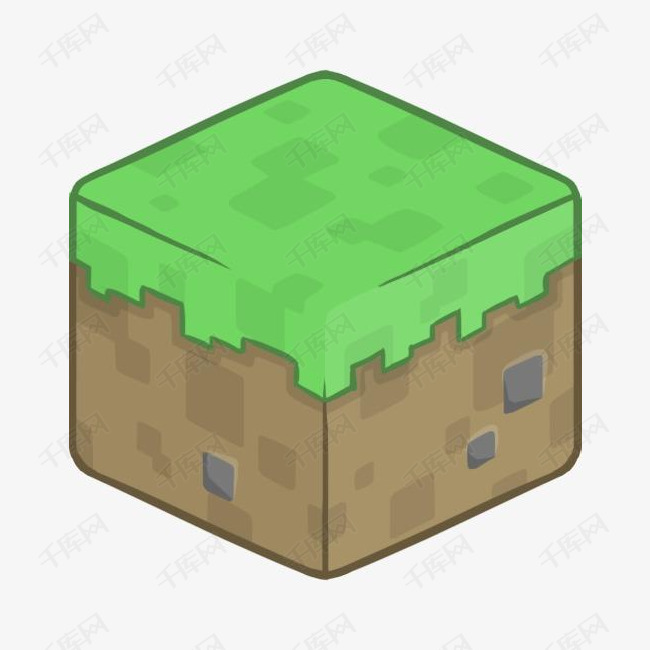 minecraft-icons的素材免抠3dgrassminecraftpng