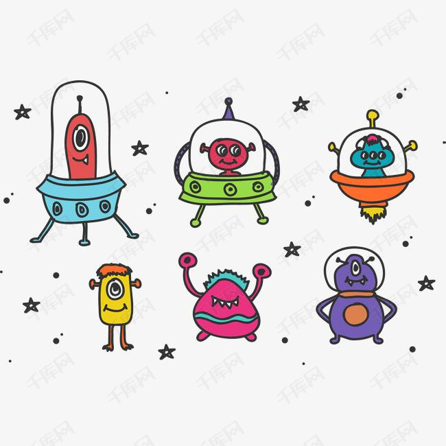 卡通外星人
