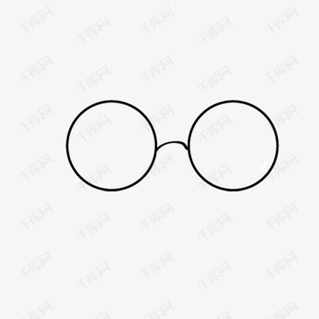 眼镜框素材图片免费下载_高清装饰图案png_千库网