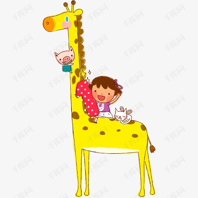长颈鹿素材图片免费下载_高清png_千库网(图片编号