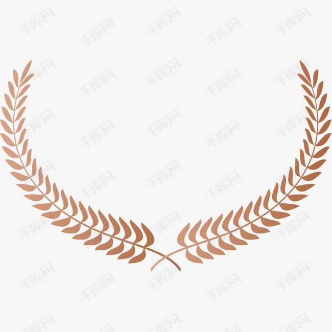 金色的公安标志麦穗
