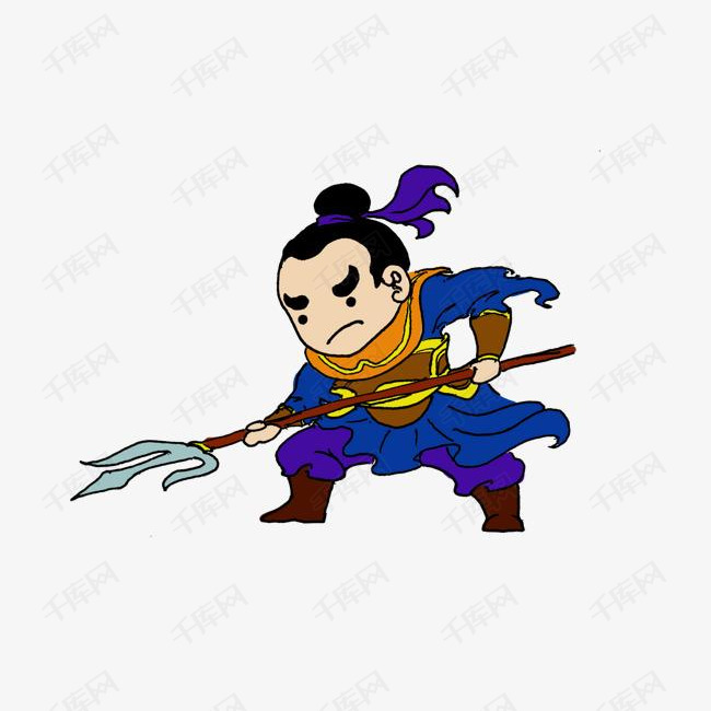 卡通英雄侠客对战psd源文件
