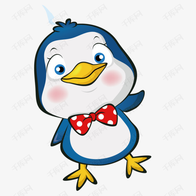 可爱的小企鹅的素材免抠企鹅可爱卡通动物