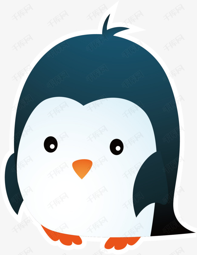 矢量图可爱的小企鹅素材图片免费下载_高清p